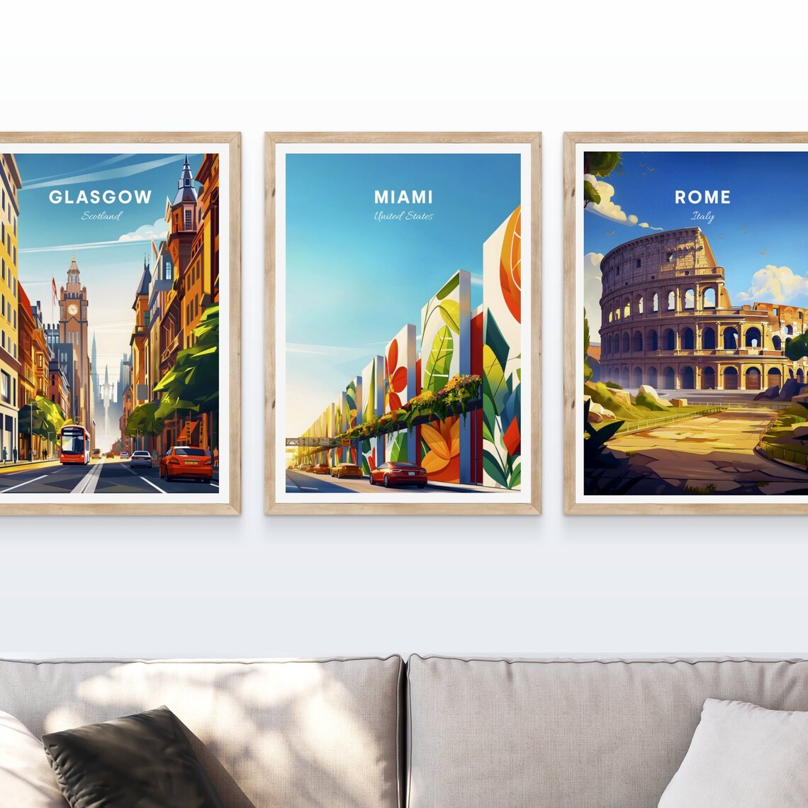 Miami Florida Wynwood Mural Street Art Scene Colorful Travel Poster - Image 4