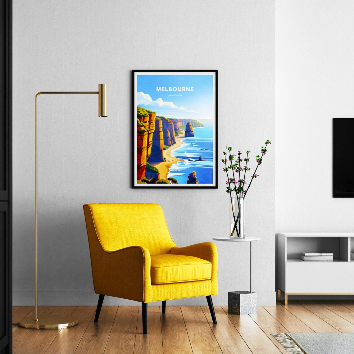 Melbourne Australia Twelve Apostles Coast Limestone Stacks Poster - Image 2