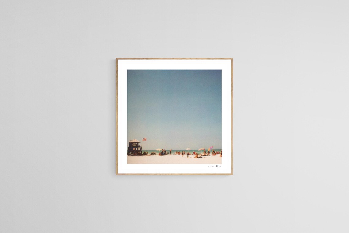 Siesta Key Travel Photography, Coastal Decor Art Print