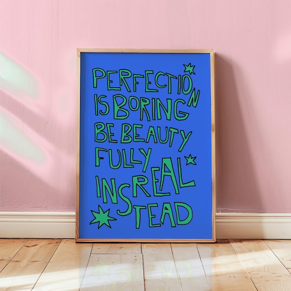 Colorful Affirmation Poster Selflove Dopamine Decor