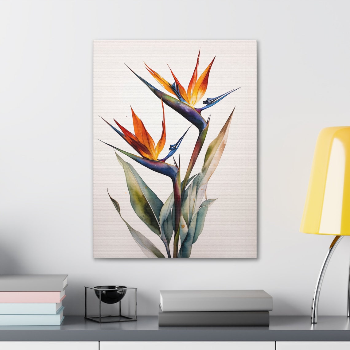 Bird Of Paradise Art Print Flower Painting Flower Dcor Floral Art Print Floral Wall Art Painting Floral Artwork Botanical Art - Image 4