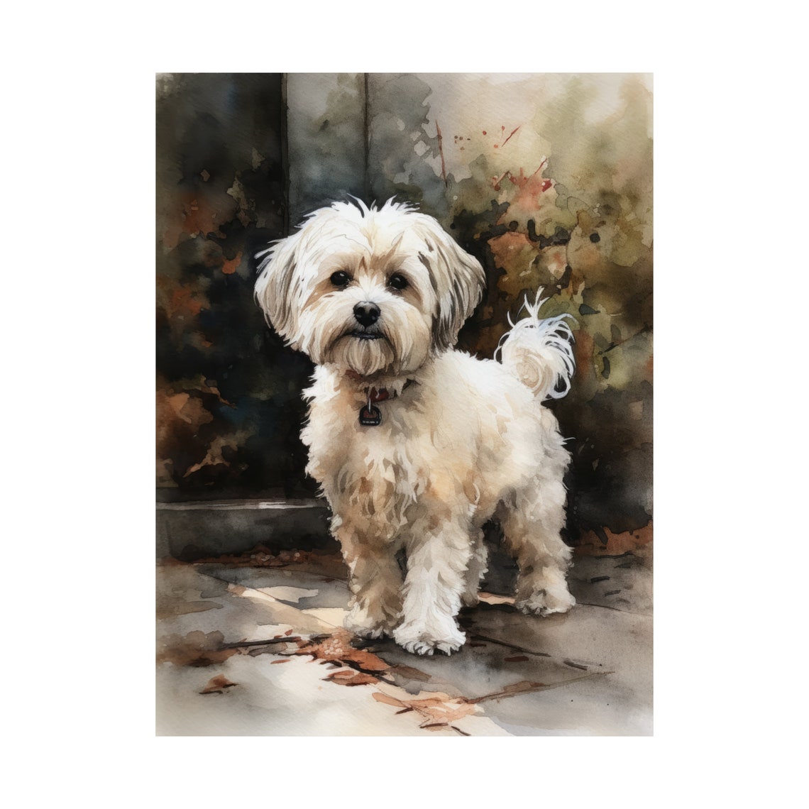 Havanese Dog Art Print Dog Wall Art Animal Art Print Animal Art Poster Dog Lover Gift Colorful Animal Wall Art Cool Dog Art - Image 4