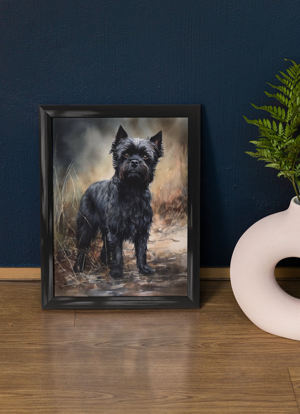 Affenpinscher Dog Art Print Dog Wall Art Animal Art Print Animal Art Poster Dog Lover Gift Colorful Animal Wall Art Cool Dog Art