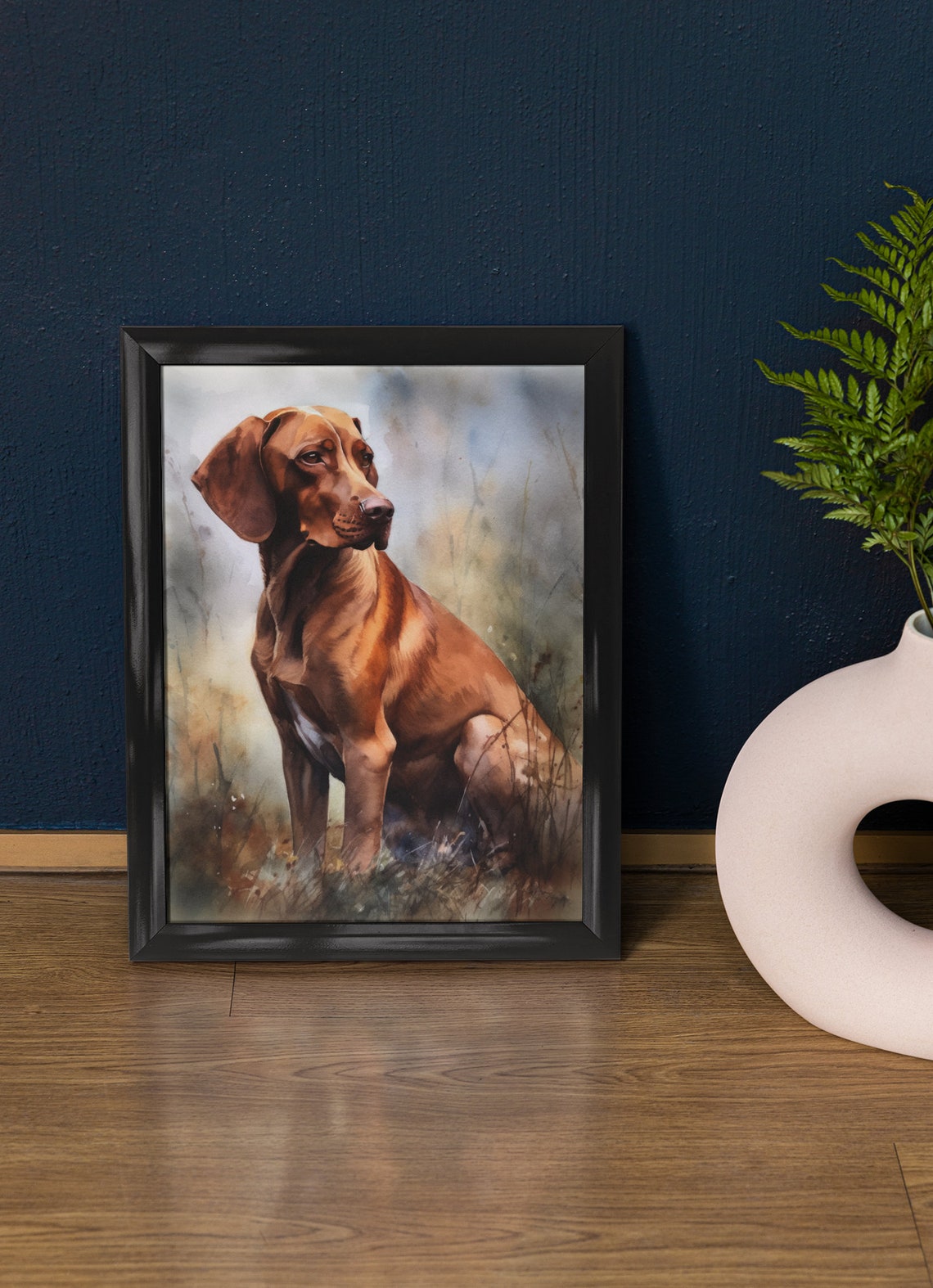 Vizsla Dog Art Print Dog Wall Art Animal Art Print Animal Art Poster Dog Lover Gift Colorful Animal Wall Art Cool Dog Art