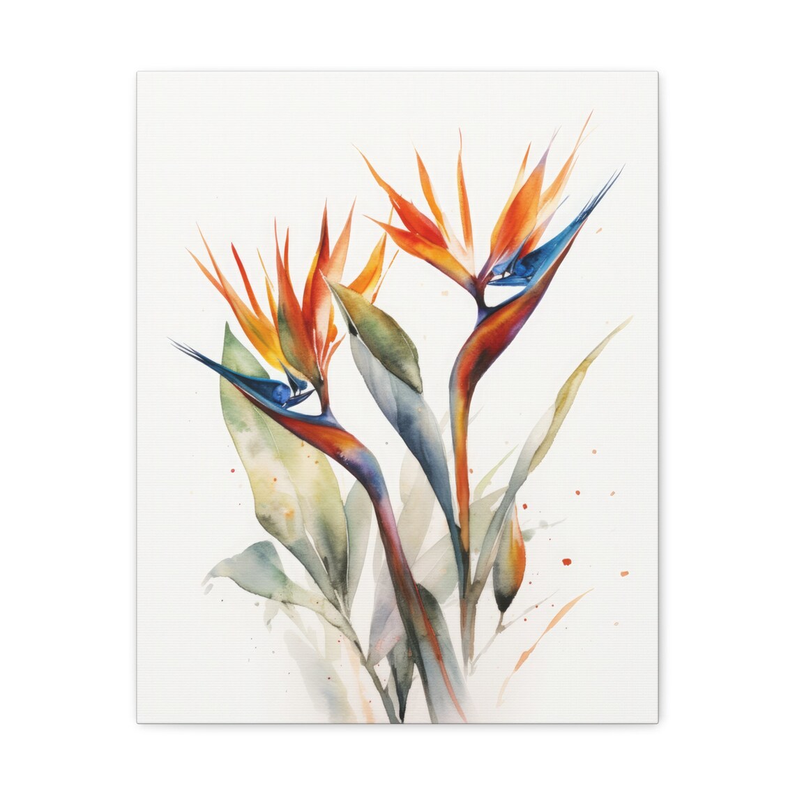 Bird of Paradise Flower Watercolor Botanical Tropical Floral Art Print - Image 5
