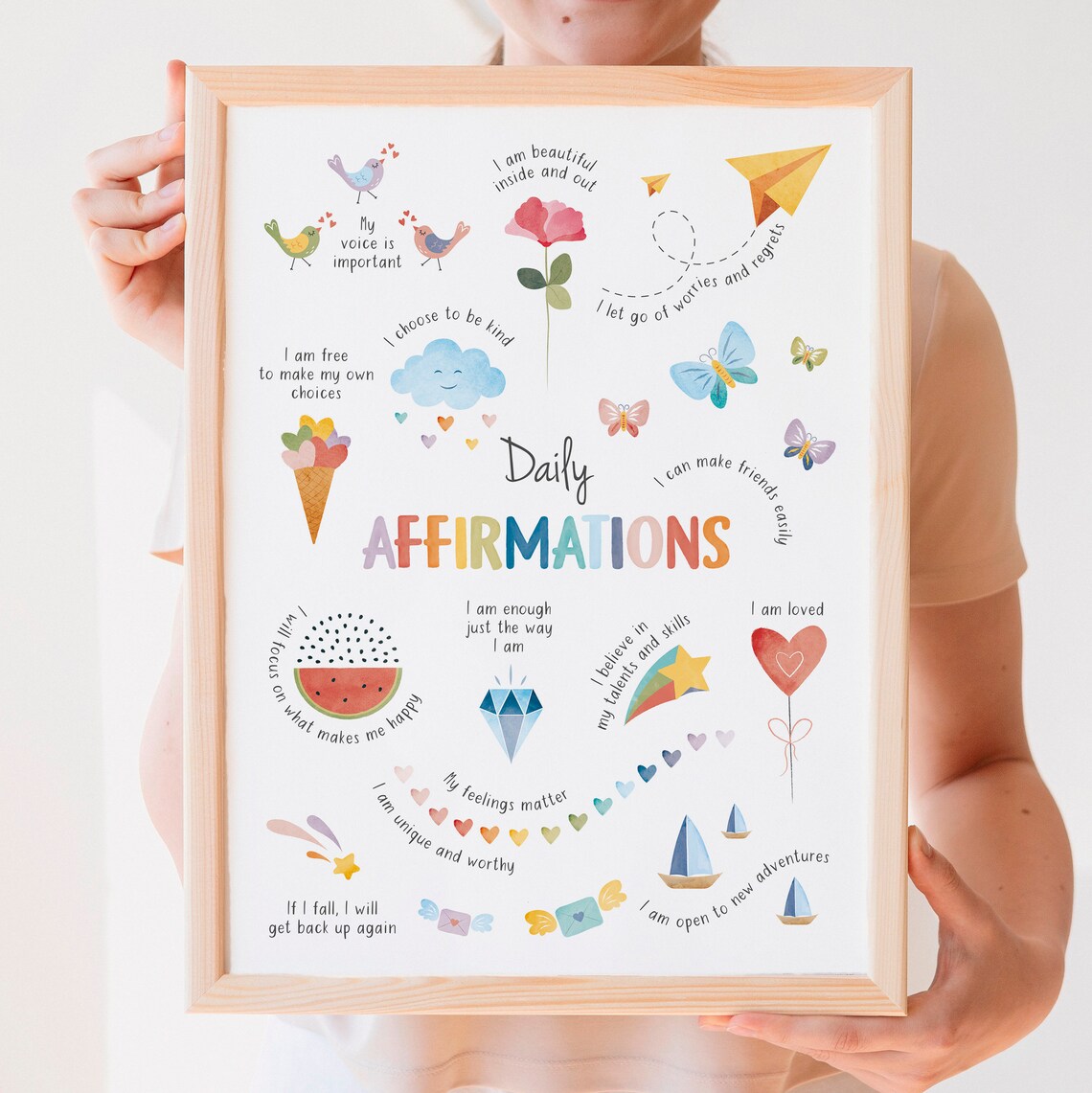 Positive Affirmation Poster, Therapy Office Decor - Image 8
