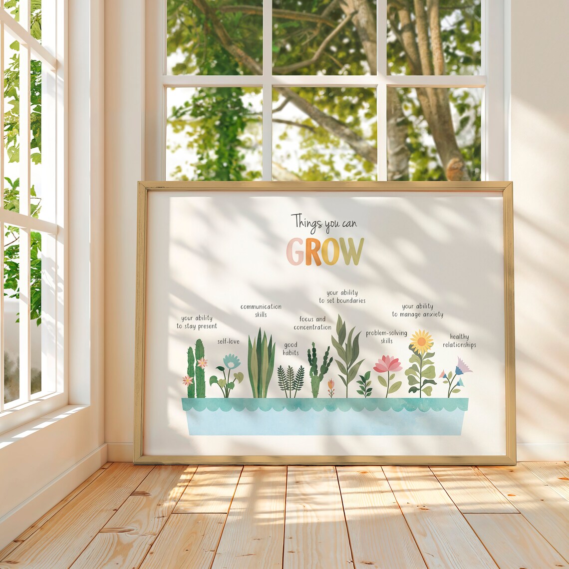 Self Growth Mindfulness Therapy Office Decor Art Print - Image 8