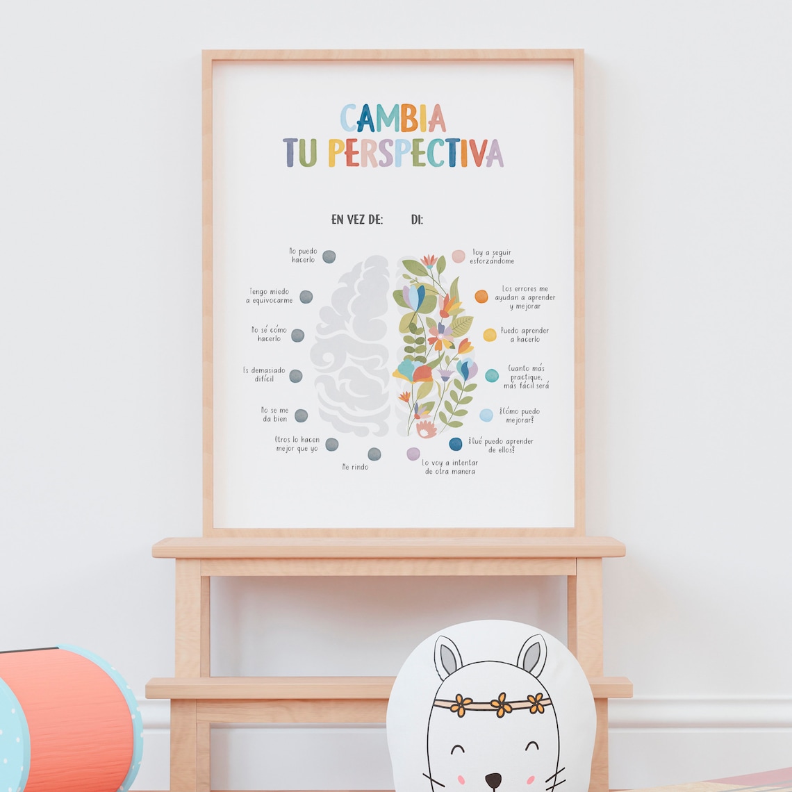 Spanish Growth Mindset Poster, Therapy Office Decor - Image 7