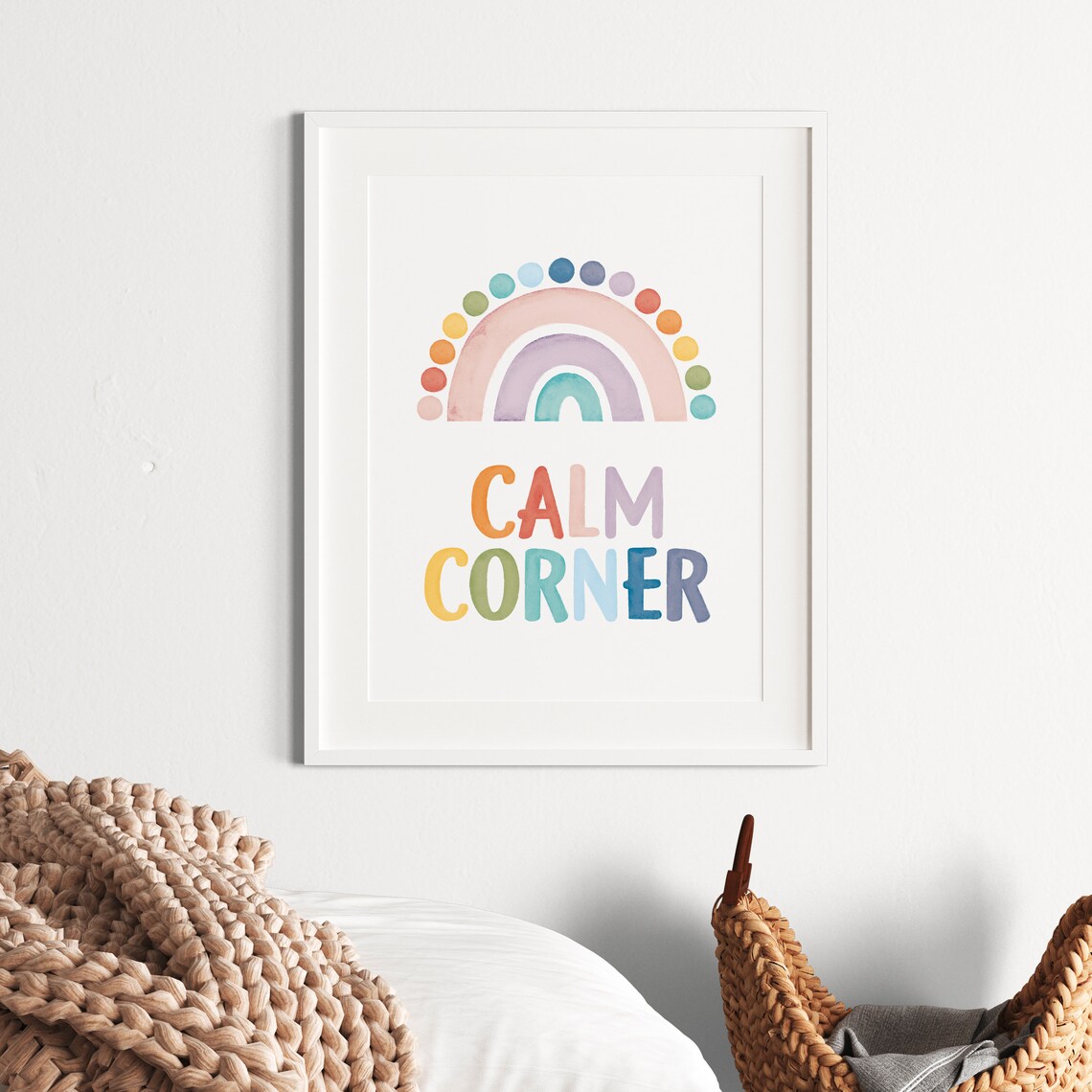 Calming Corner Poster, Classroom Mental Health Decor - Image 5