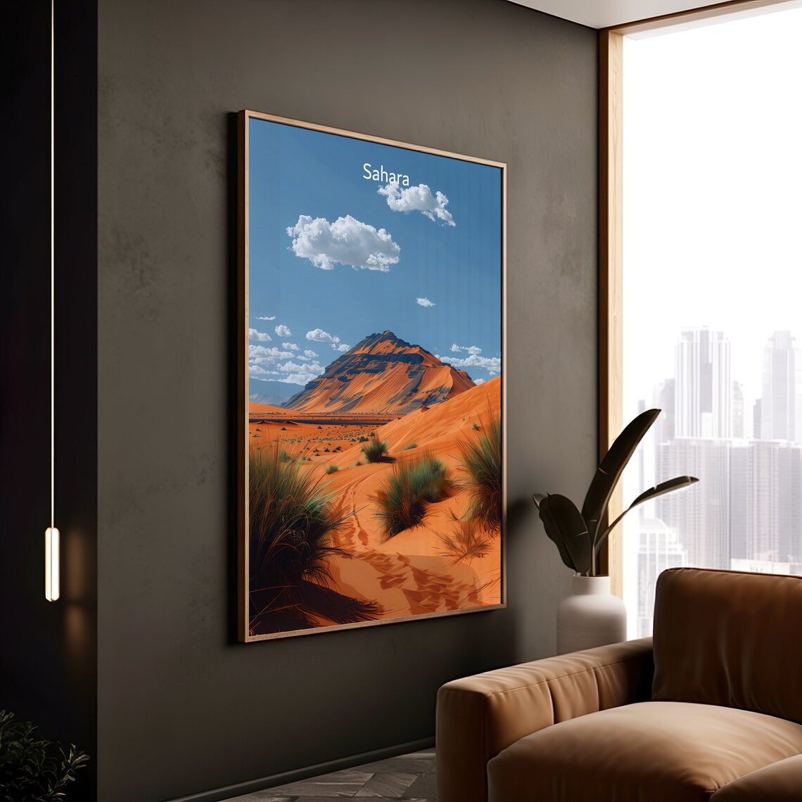 Sahara Desert Landscape, African Travel Poster - Image 2