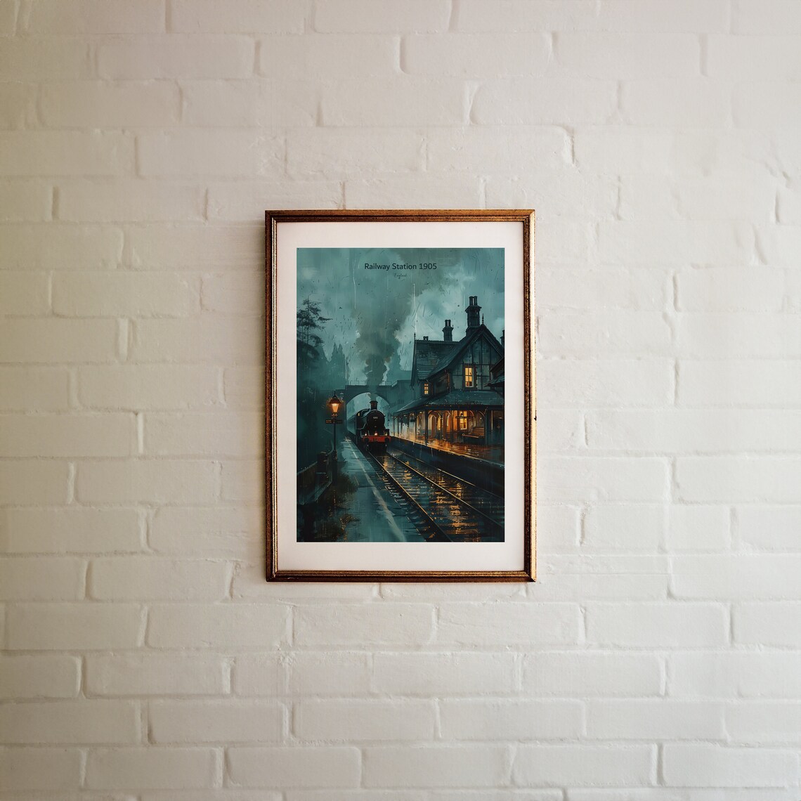 Historic Train Station - England Travel Poster - Image 5