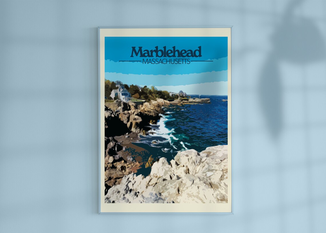 Marblehead, MA Massachusetts Travel Poster
