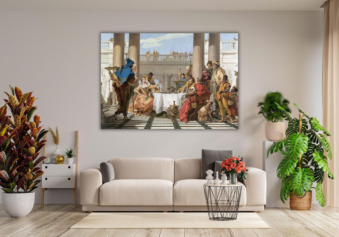 Tiepolo Banquet of Cleopatra 1743 Baroque Italian Masterpiece Poster - Image 3