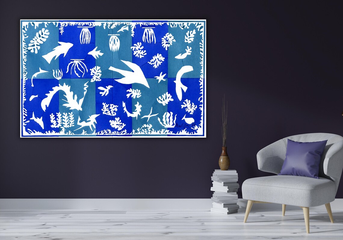 Henri Matisse Polynesia Print Matisse Wall Art Print Mid Century Modern Henri Matisse Polynesia Abstract Artwork Modern Decor - Image 2