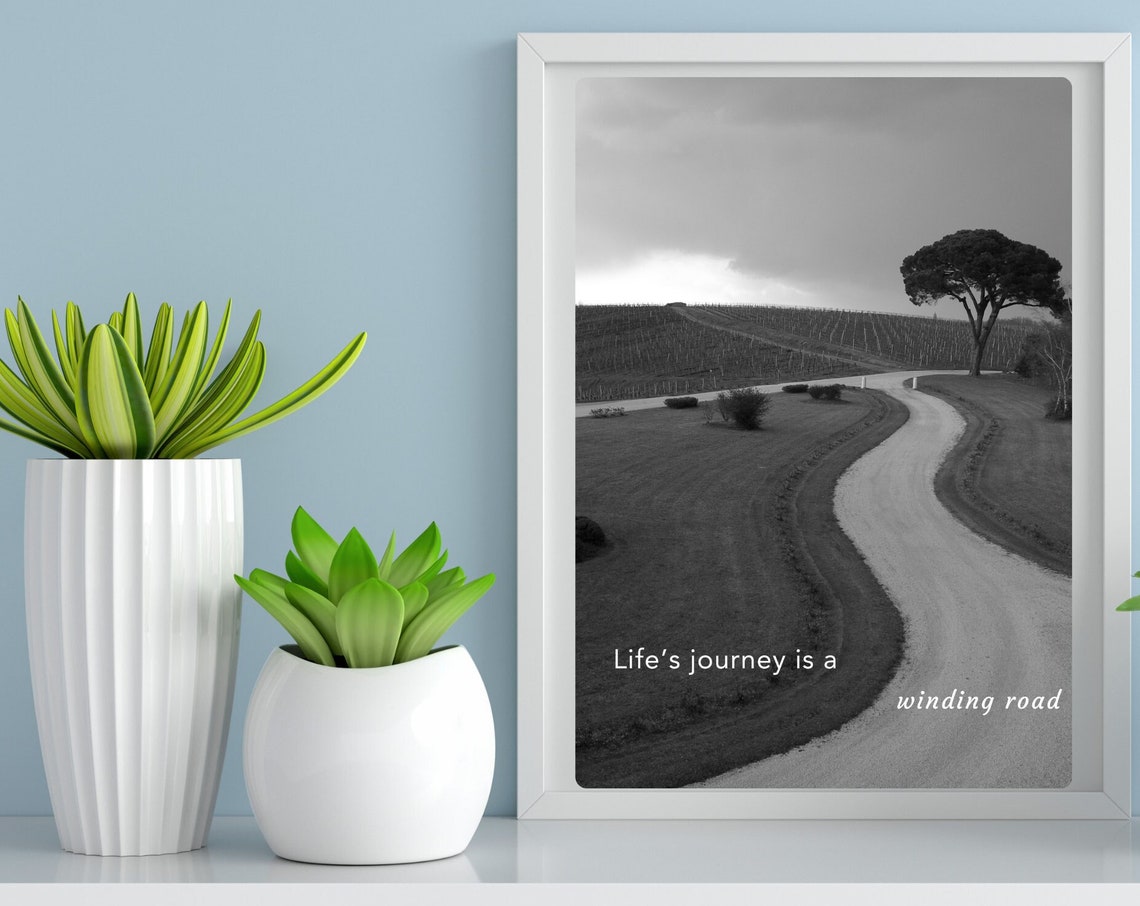 Inspirational Travel Quote Print Traveler Word Art Wanderlust Art Print Gift For Wanderer Traveling Quote Global Adventure Wall Quote - Image 3