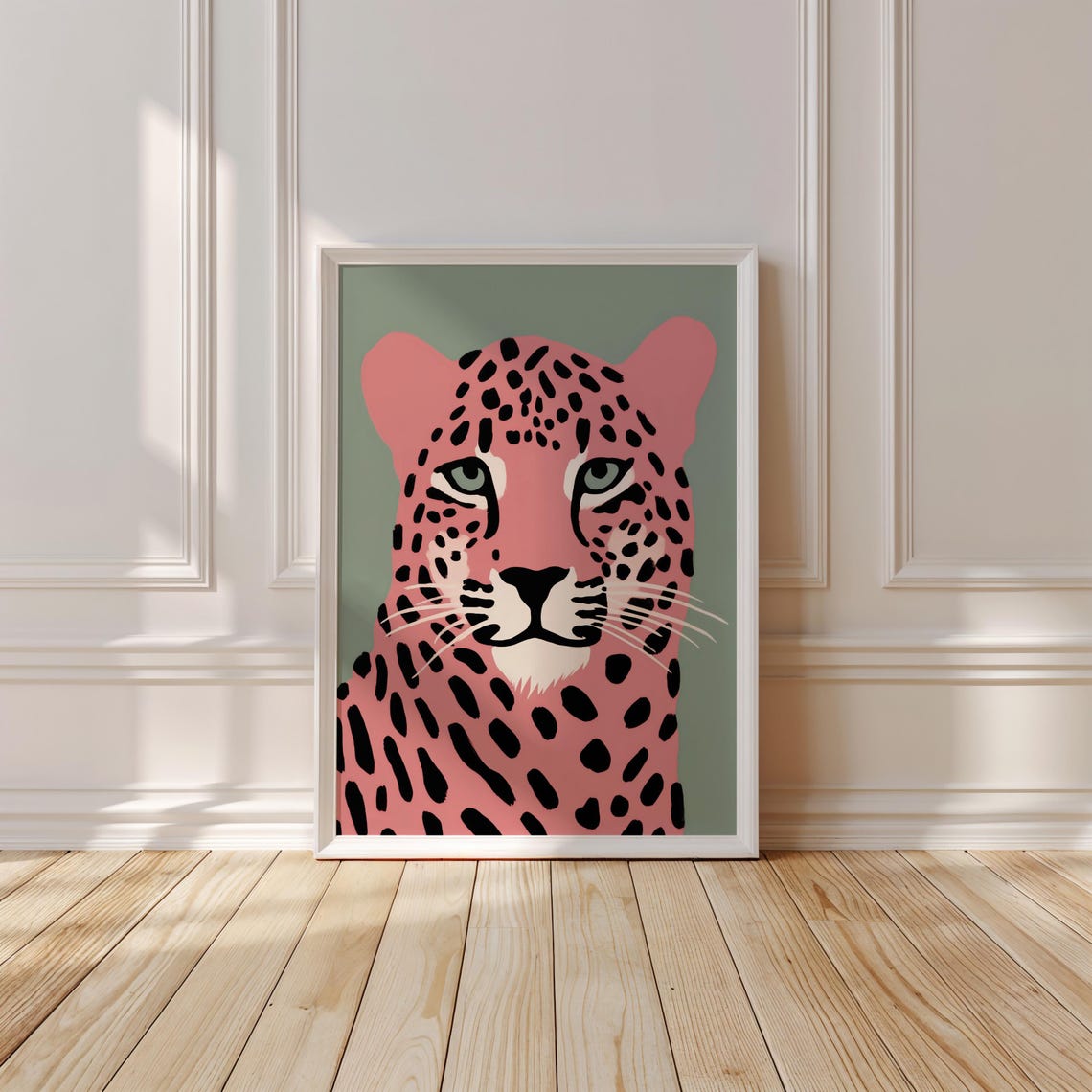 Art Retro Stylish Animal For Bold Eclectic Home Dcor Instant In 5x7 11x14 16x20 18x24 24x36