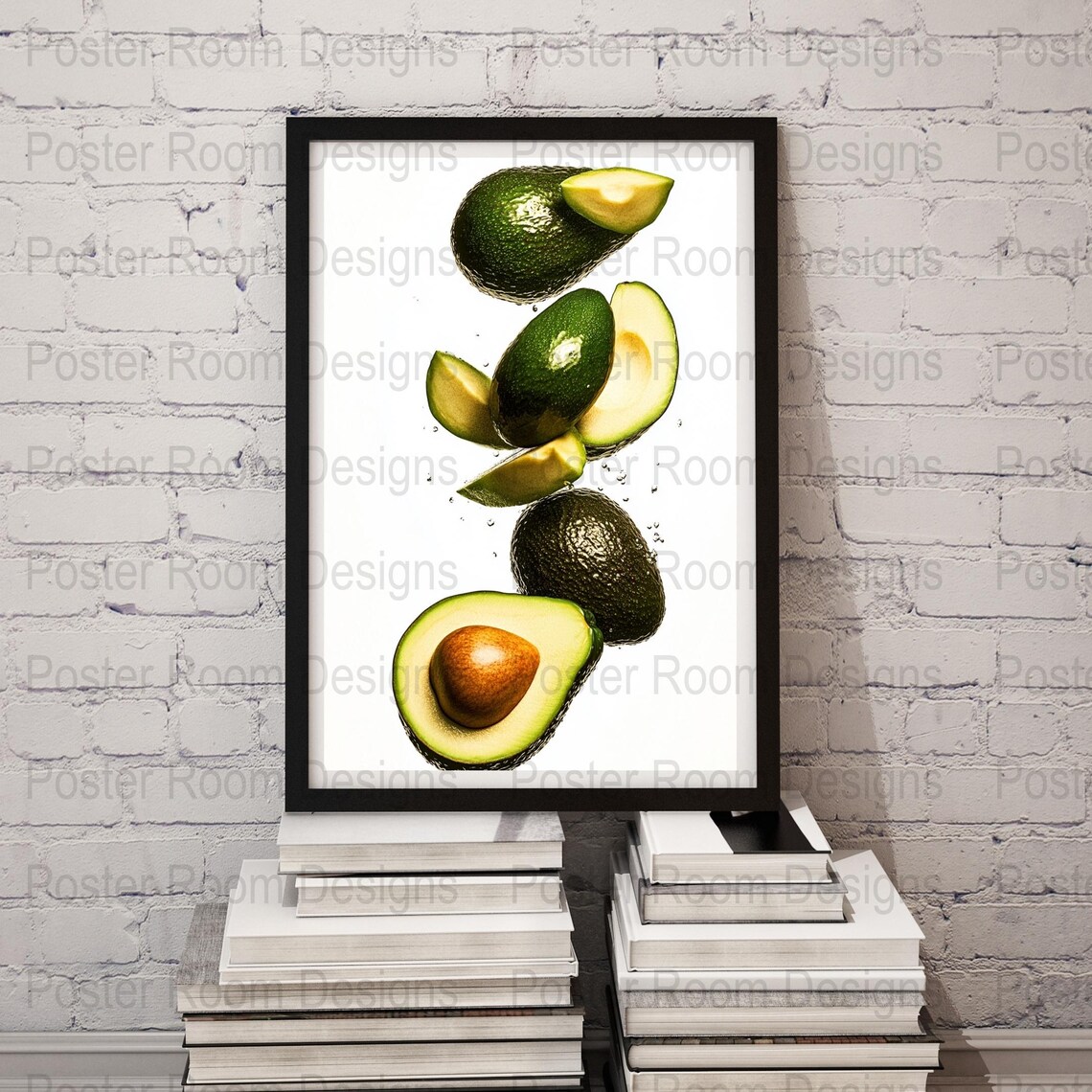 Avocado Art Print Kitchen Wall Decor Modern Fruit Photography Avocado Poster Avocado Kitchen Art Instant