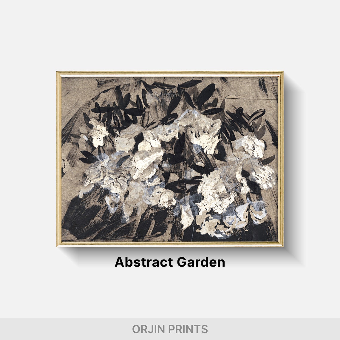 Colorful Floral Abstract Wall Art Print Bold Nature Inspired Instant Decor Orjin Prints 274 - Image 2