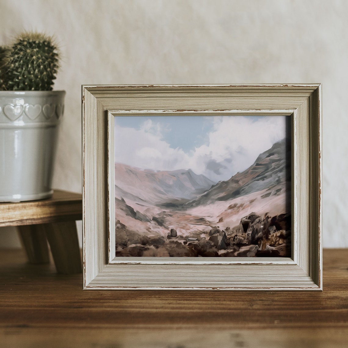 Haleakala National Park Vintage Oil Painting Hawaii Usa Instant 246 - Image 2