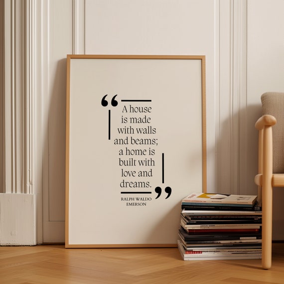 Home Love And Dreams Quote Wall Decor Inspirational Art Wall Art Booklover Affirmation Wall Art Housewarming Gift