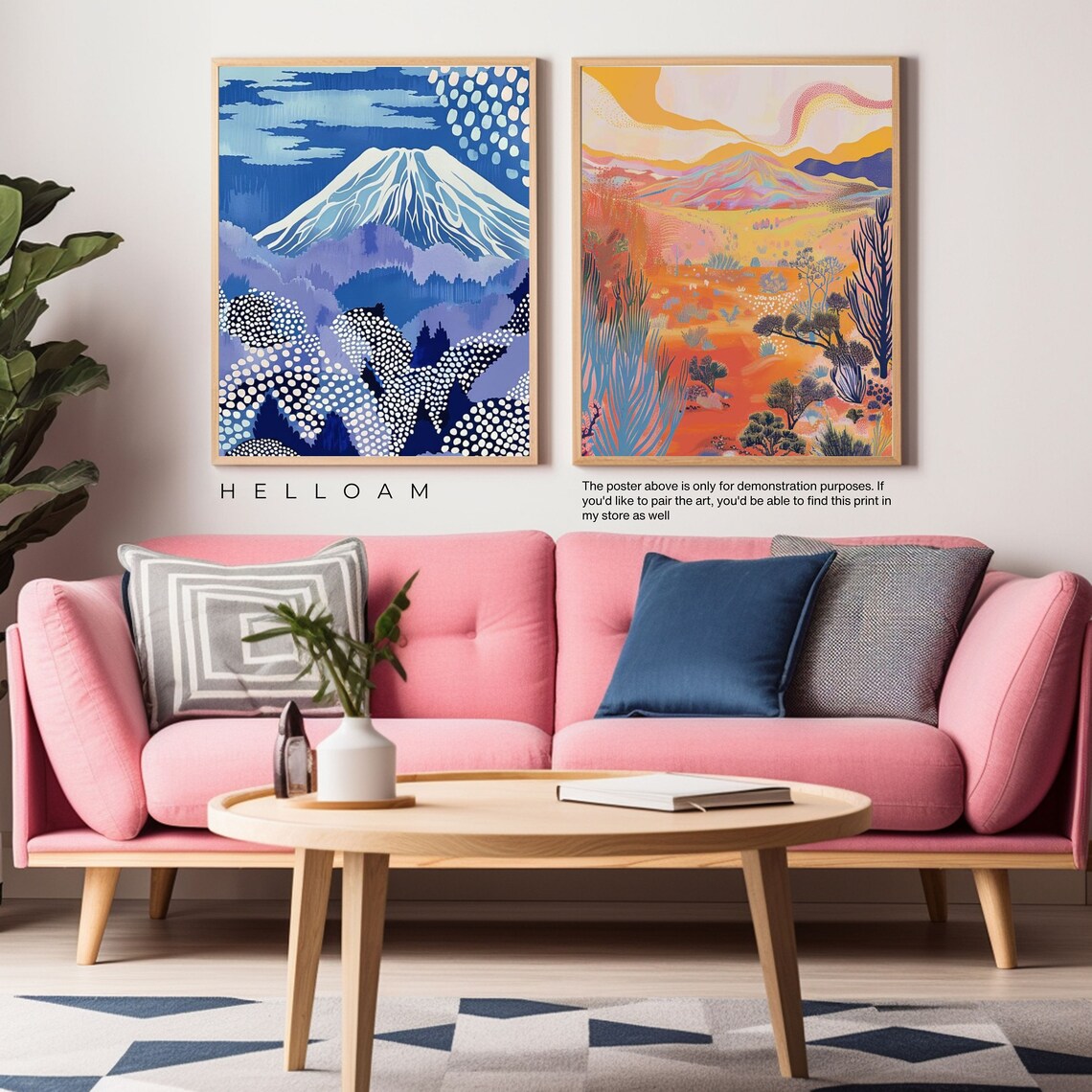 Japanese Japandi Abstract Poster, Gallery Wall Art - Image 2