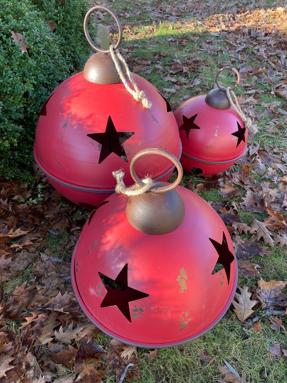 Farmhouse Christmas Bells, Holiday Wall Art Print - Image 2
