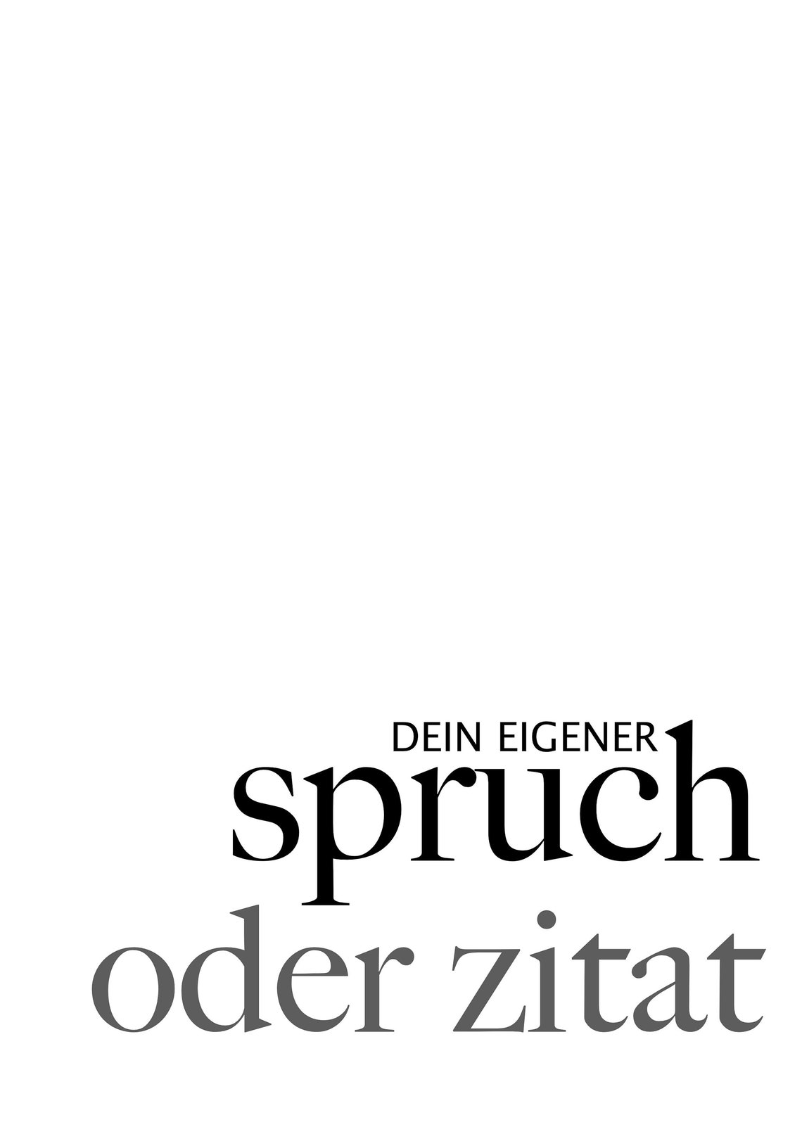 Your Own Saying Personalized Black And White Poster - Image 2