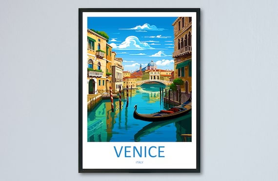 Venice Travel Poster, St Mark's Square