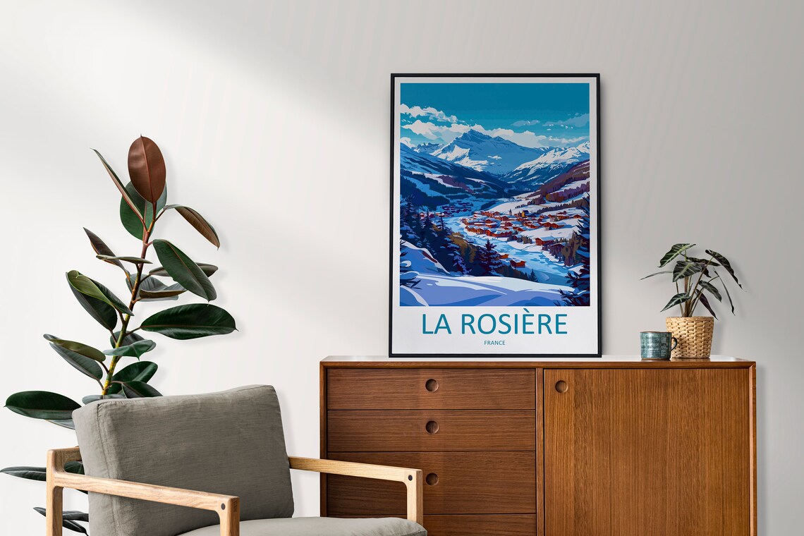 La Rosire Travel Poster, Place-Name Wall Art - Image 2