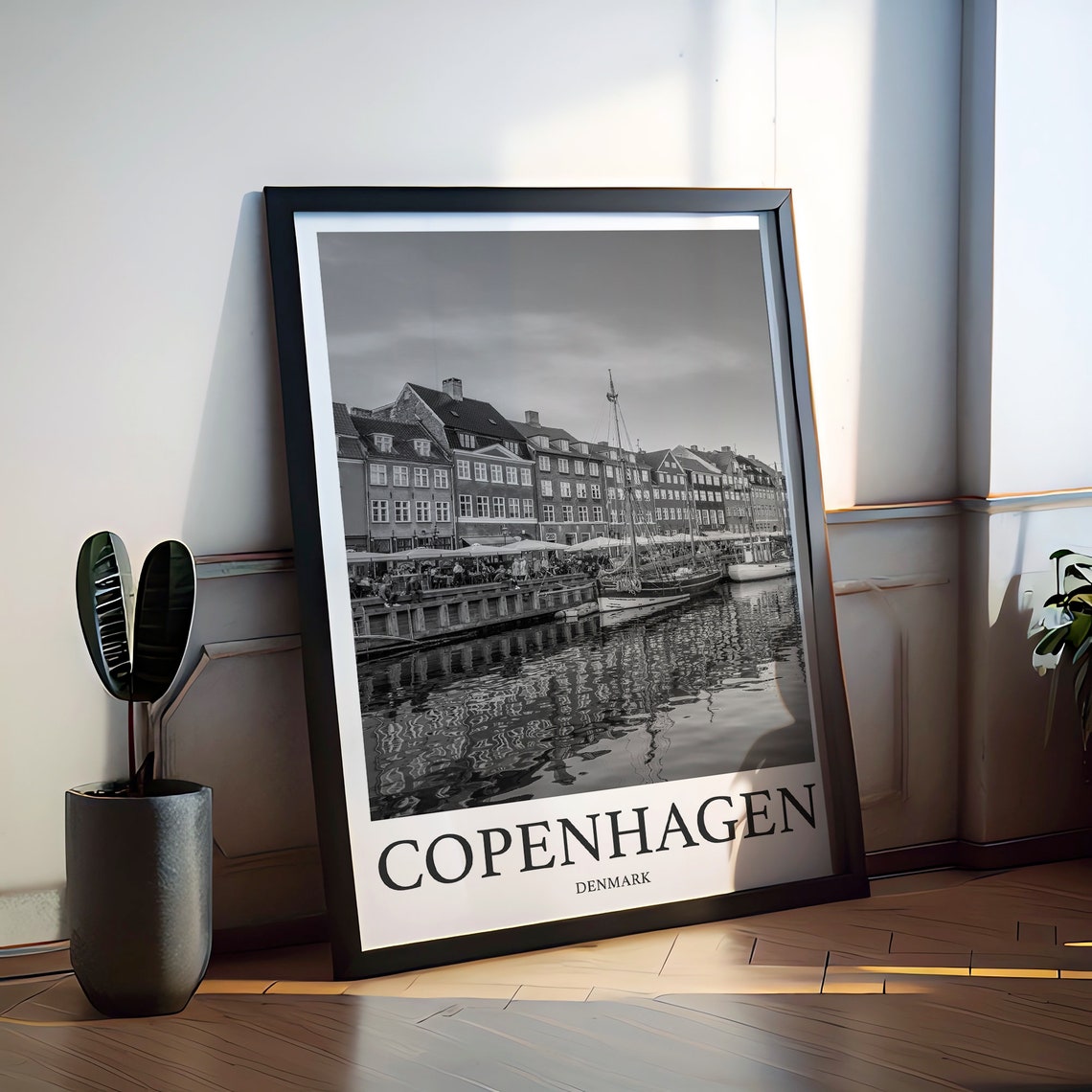 Copenhagen Photo Print Of Copenhagen Travel Photo Denmark Art Decor Photo Travel Art Gift For Travel Artwork Wall Art Framed Photo Print - Image 2