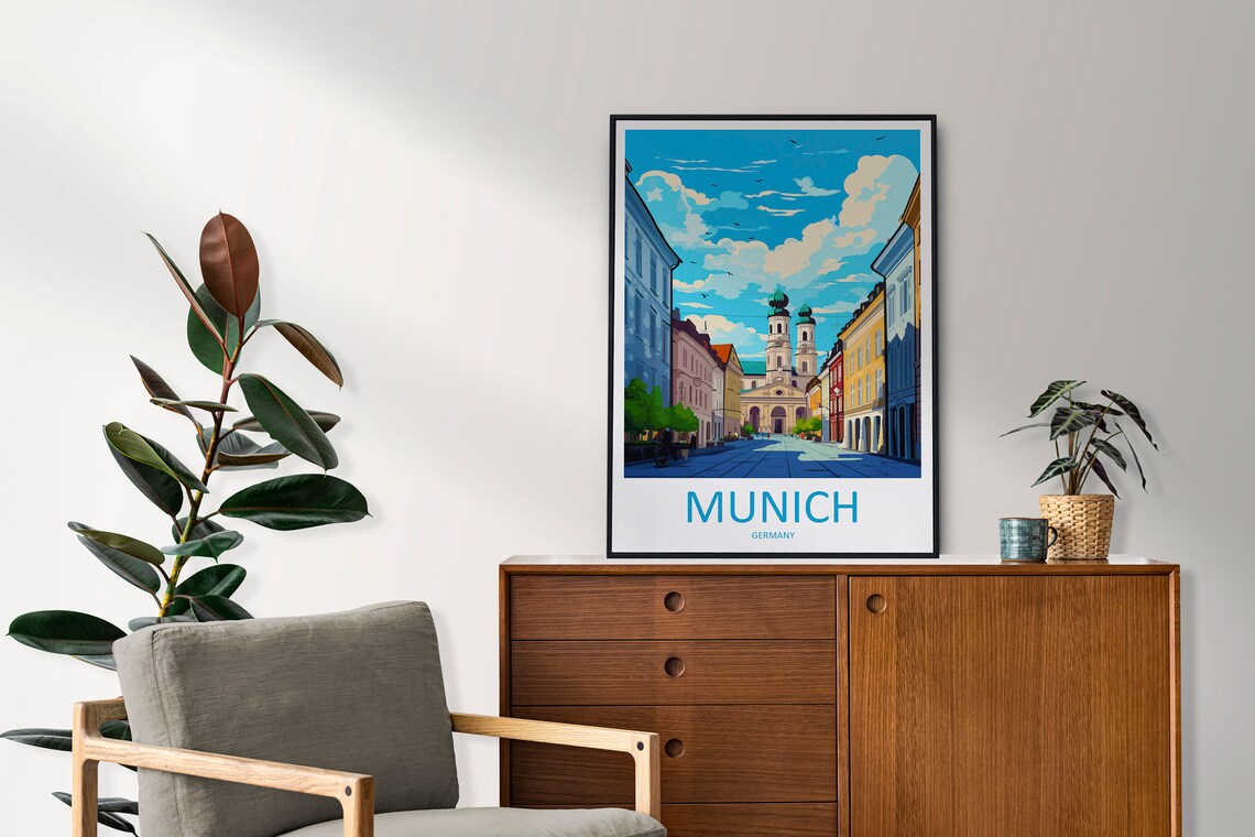 Munich Travel Poster, Germany Wall Decor - Image 2