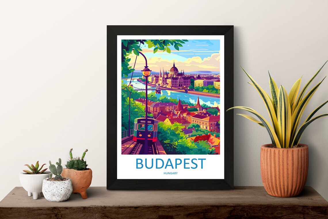 Budapest Travel Print Home Dcor Art Print - Image 3