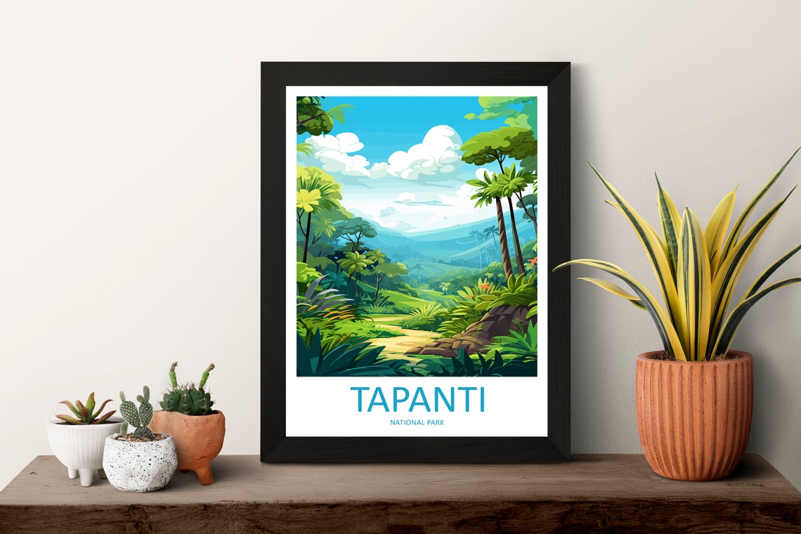 Tapanti National Park Travel Print Wall Art Tapanti National Park Wall Hanging Home Dcor Tapanti National Park Gift Art Lovers Costa Rica - Image 3