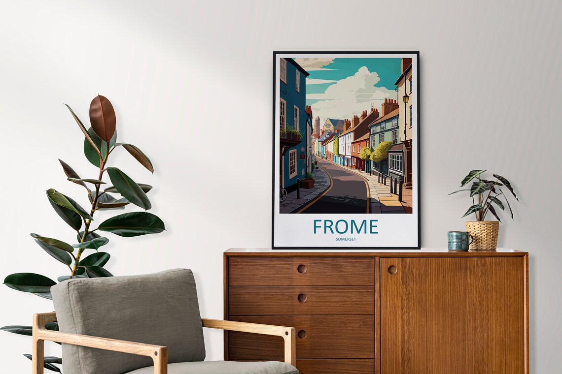 Frome Travel Poster, England Place Print - Image 2