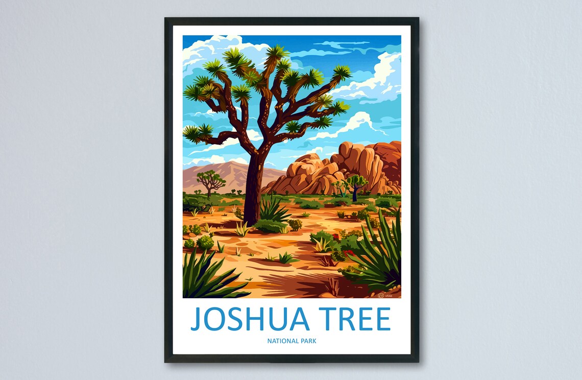 Joshua Tree National Park Home Dcor Wall Art Print