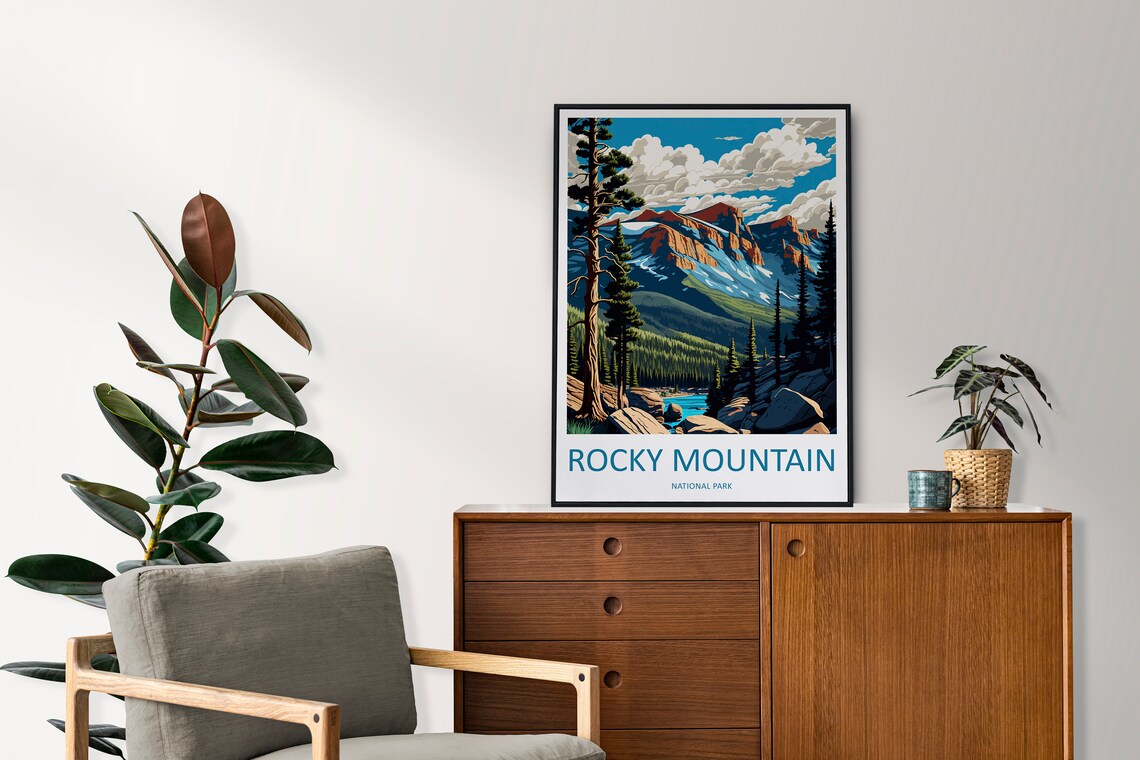 Rocky Mountain National Park Home Dcor Art Print - Image 2