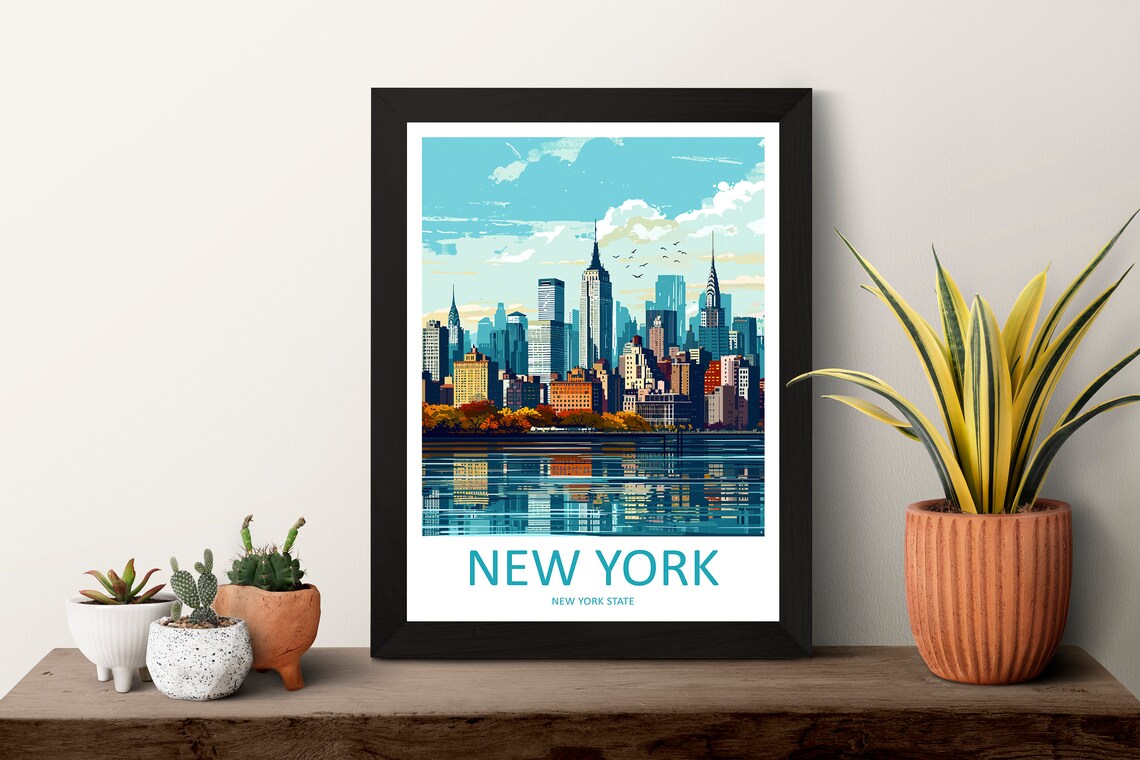 New York Travel Print, USA Wall Art for Home - Image 3