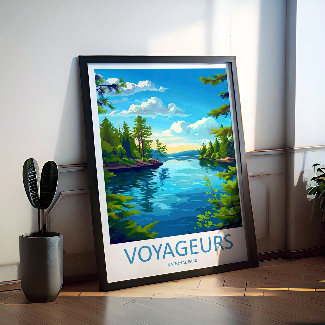 Voyageurs National Park Travel Print Wall Art Voyageurs National Park Wall Hanging Home Dcor Voyageurs National Park Art Gift Poster - Image 2