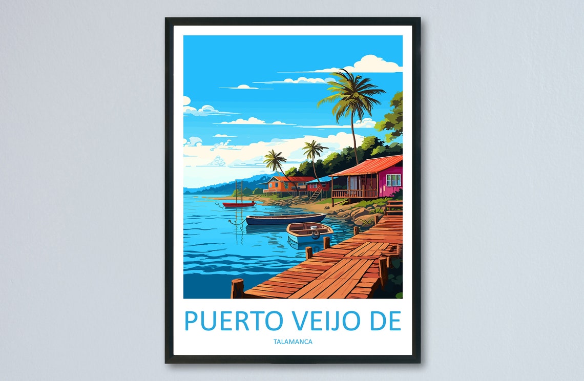 Puerto Viejo De Talamanca Travel Print Wall Art Puerto Viejo De Talamanca Wall Hanging Home Dcor Puerto Viejo Talamanca Gift Art Costa Rica