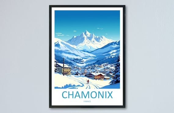 Chamonix Home Decor Gift Art Print