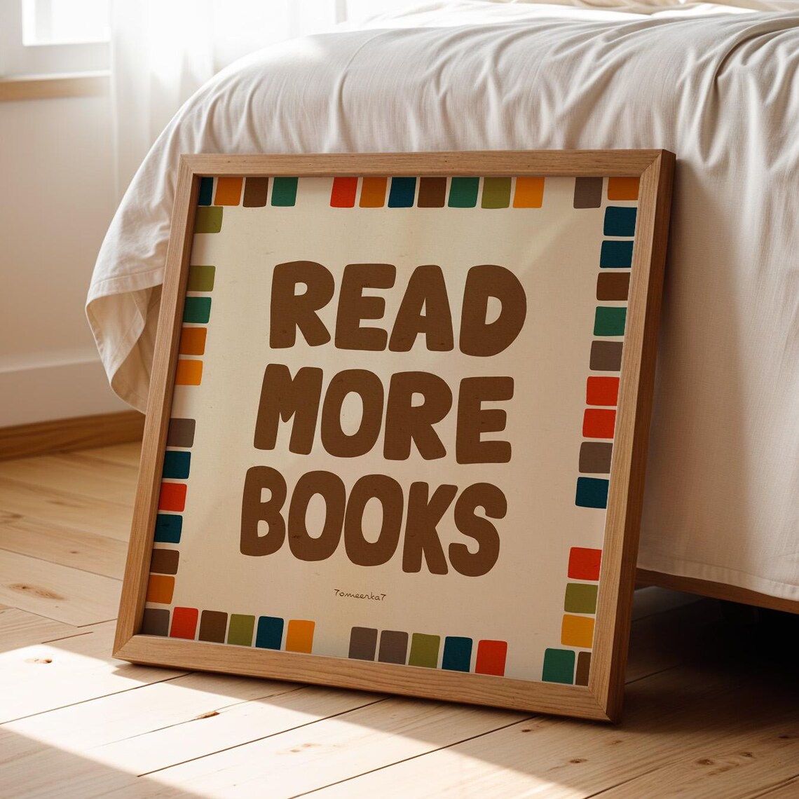 Read More Books, Retro Library Decor Poster - Image 2