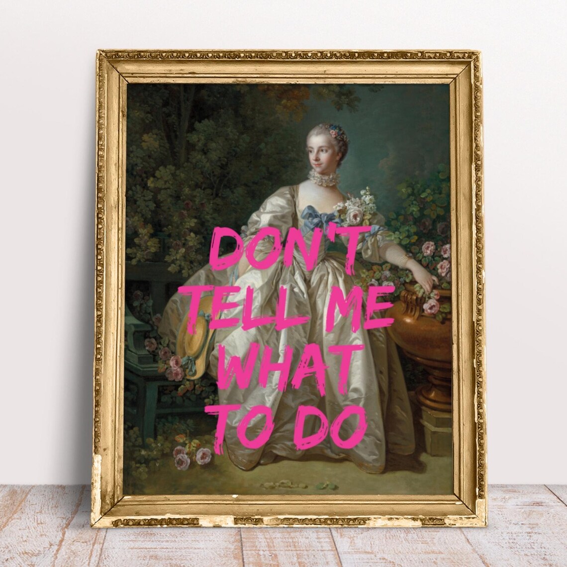 Don't Tell Me What To Do Feminist Quote Art Print - Image 2