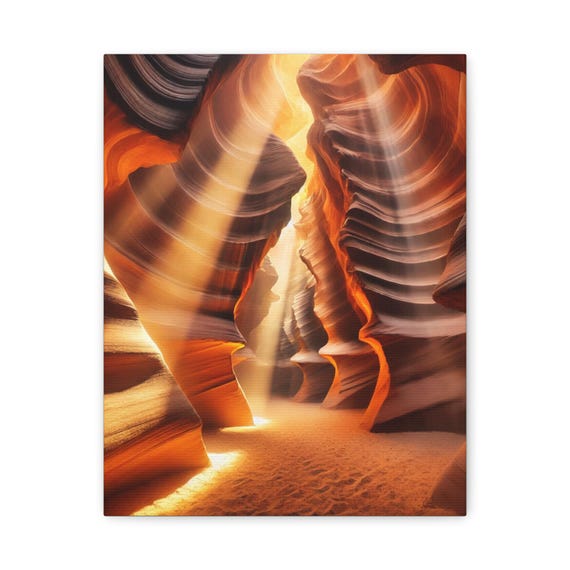 Antelope Canyon Canvas Print Southwestern Home Decor