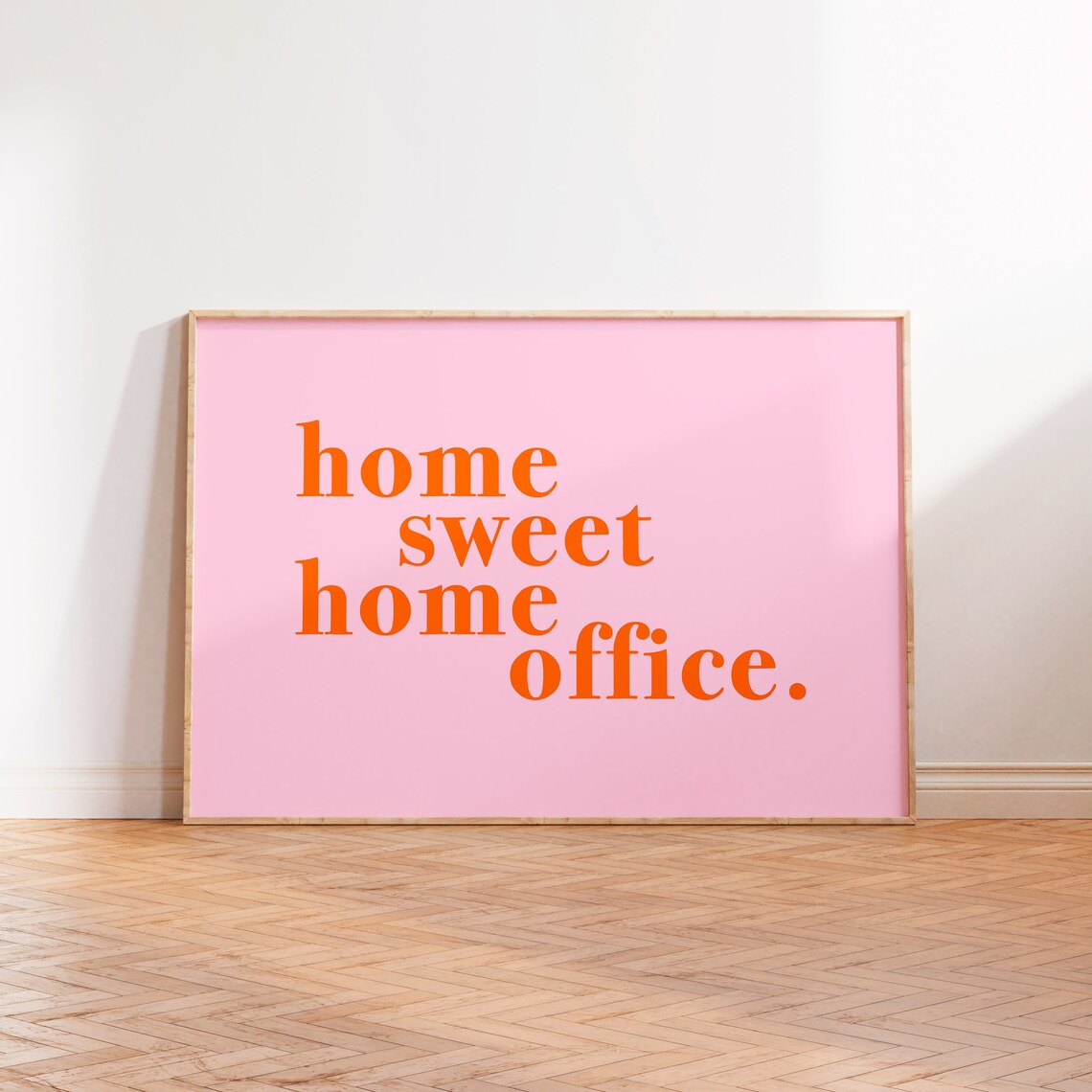 Home Sweet Home Office Typography Poster Print - Image 2