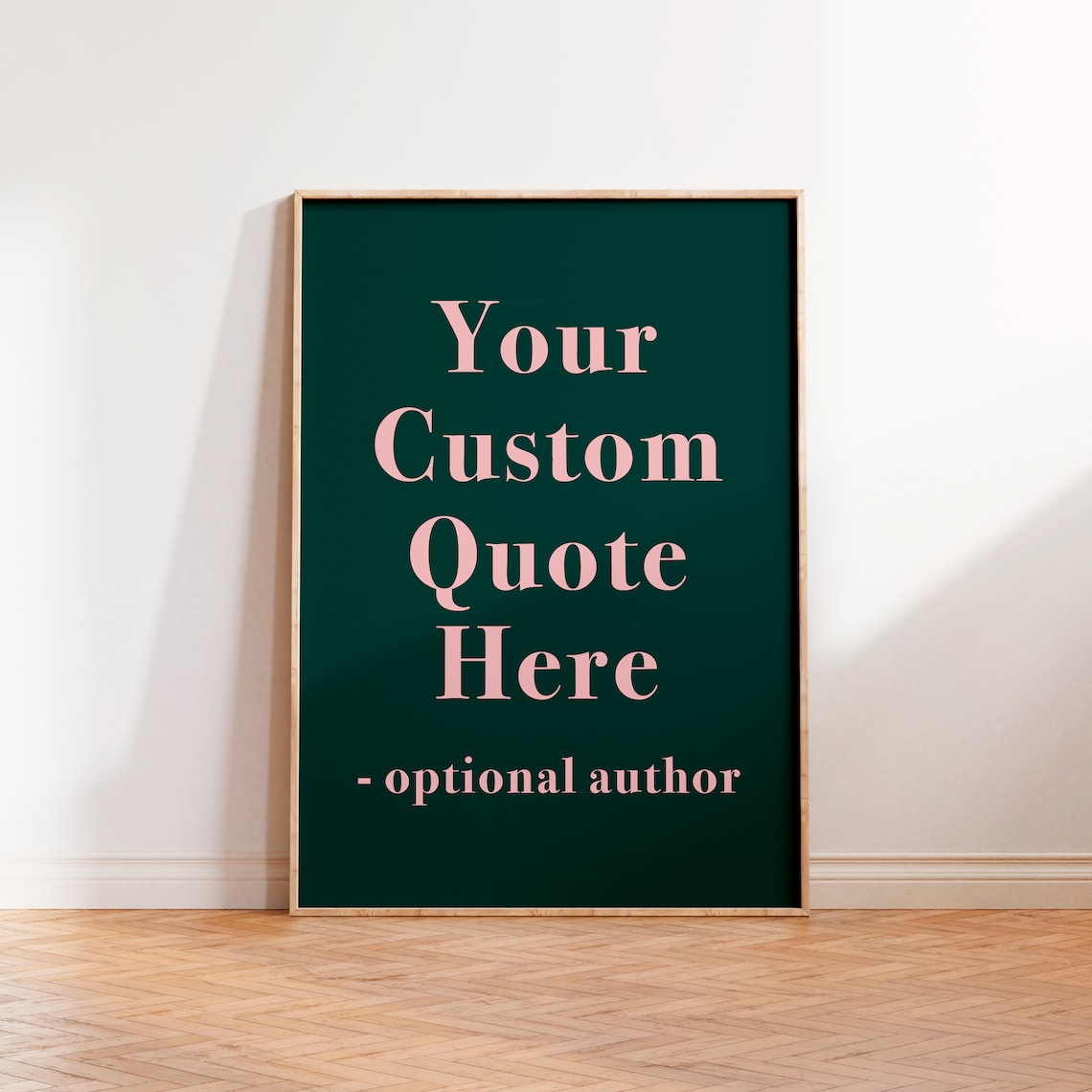 Personalized Typography Quote Art Print, Custom Text - Image 2