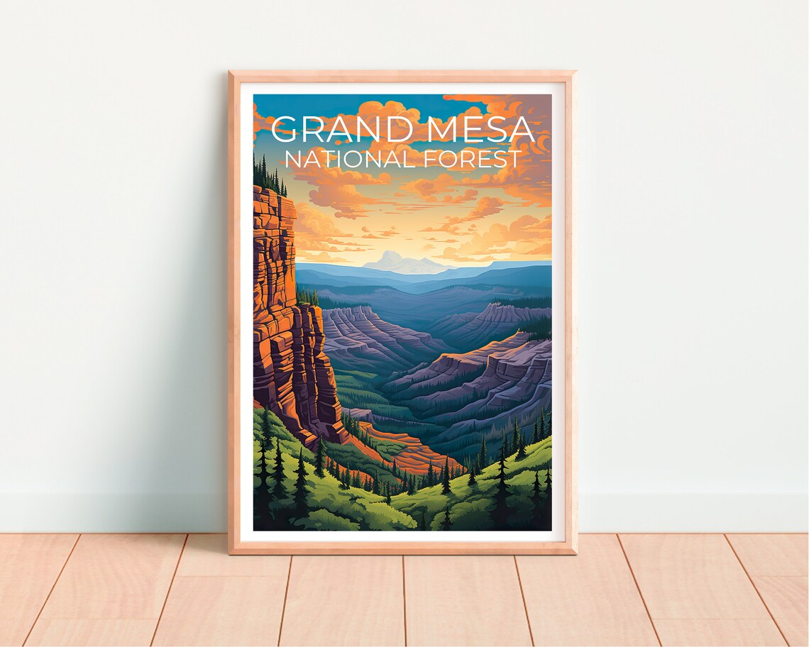 Grand Mesa National Forest, Colorado Travel Poster - Image 4