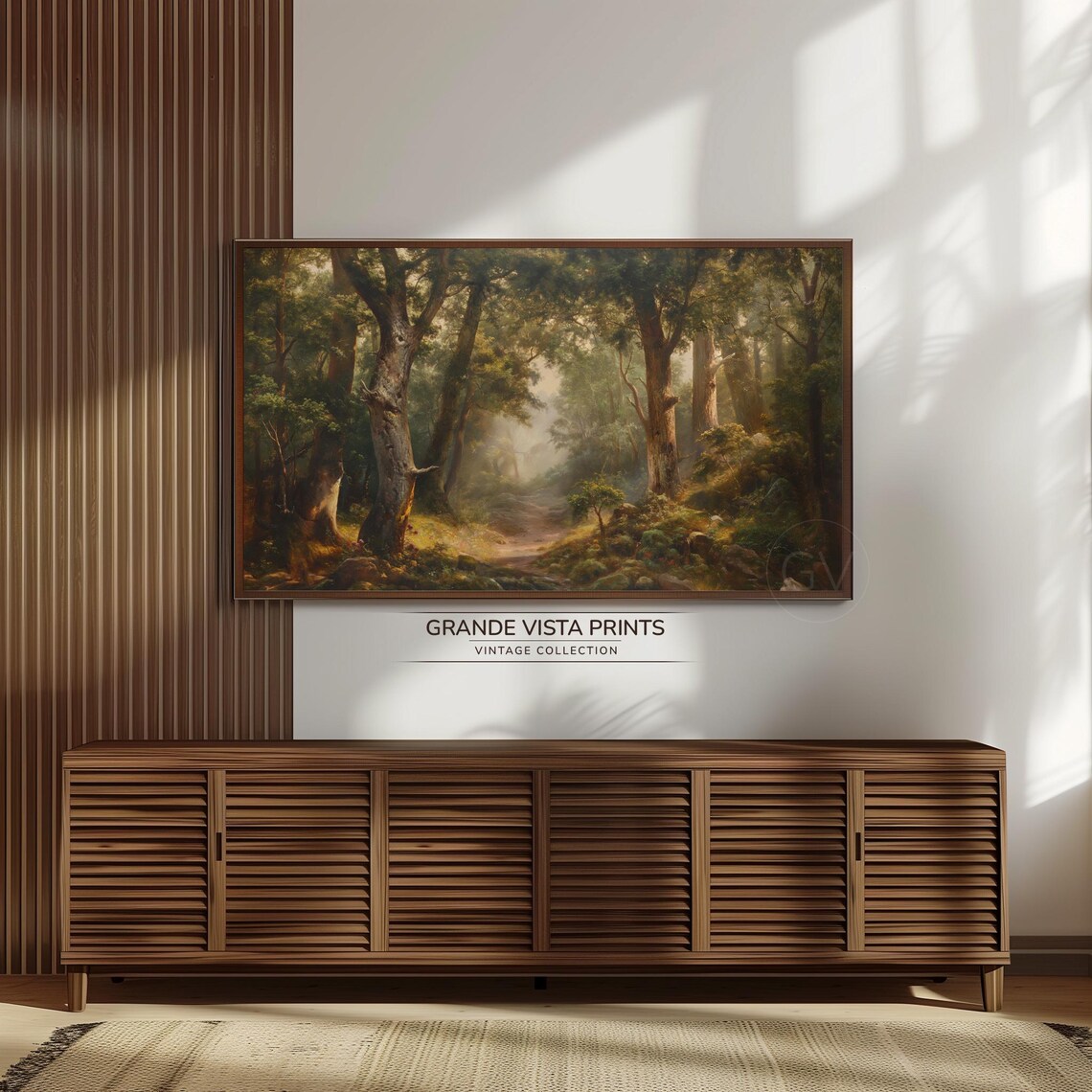 Frame Tv Art Backwoods Forest Path Landscape Forest Farmhouse Decor Instant Frame Tv Art Gv4099 - Image 3