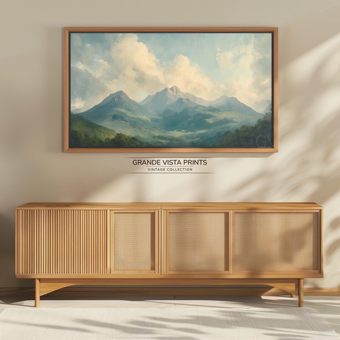 Mountain Landscape Frame Tv Art Mountain Forest Wallpaper Gv4637 - Image 4