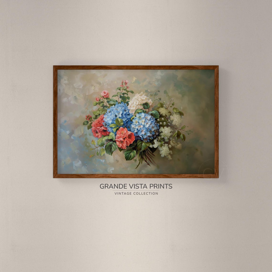 Colorful Flower Artwork Tricolor Floral Still Life Painting Flower Boquet Art Flower Painting Gv4448 - Image 2