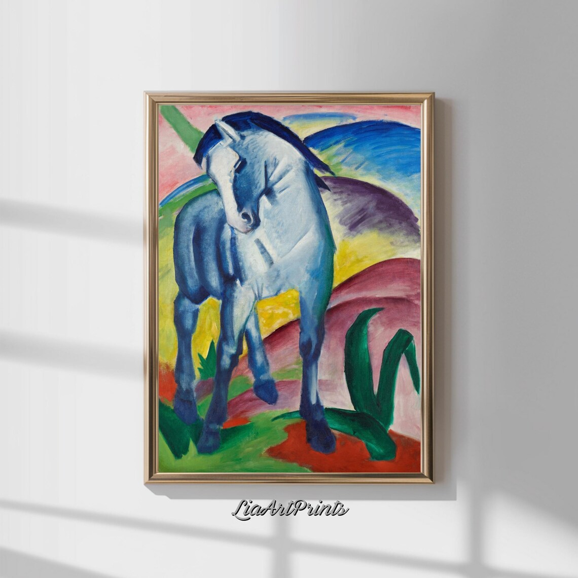 Franz Marc's Blue Horse I, Expressionist Masterpiece